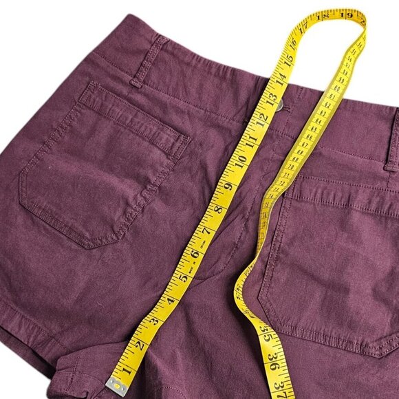 Anthropologie Maeve The Colette Shorts - Linen Blend, High Rise Stretch, Size 32 - Picture 6 of 9